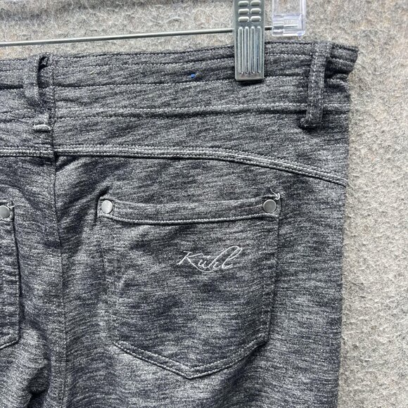 Kuhl Pants Womens 12 Gray Capri Cropped Stretch Nylon Blend Hiking Outdoors - Picture 8 of 10